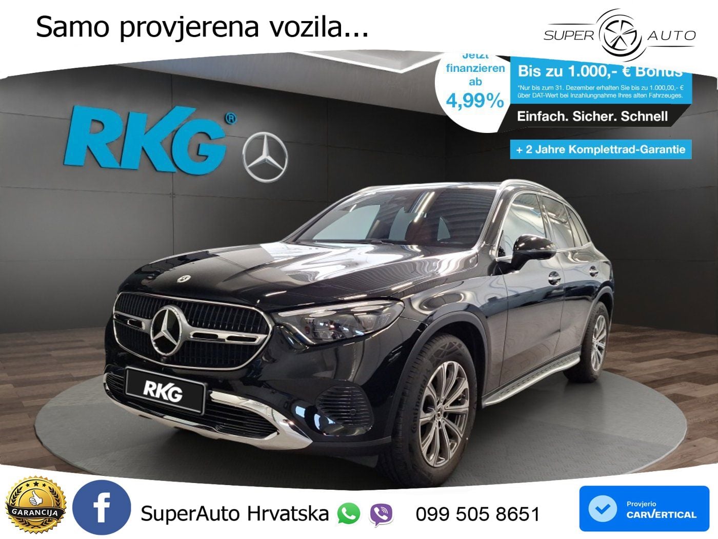 Mercedes GLC 200 (204 KS) 4MATIC 9G-TRONIC Avantgarde LED+GR SJED+ACC