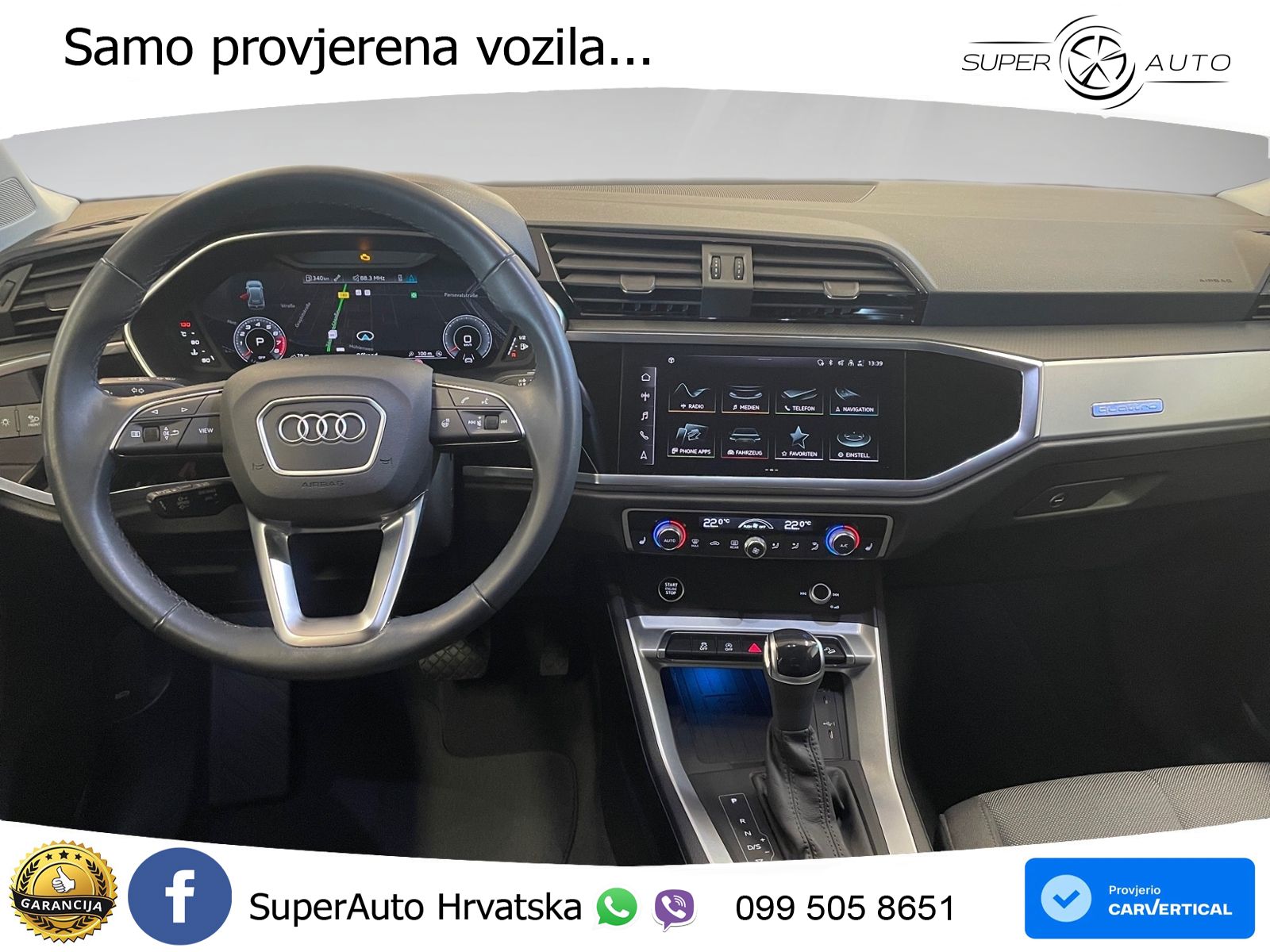 Audi Q3 45 TFSI (245 KS) quattro S tronic S line MATRIX+GR SJED+KAM