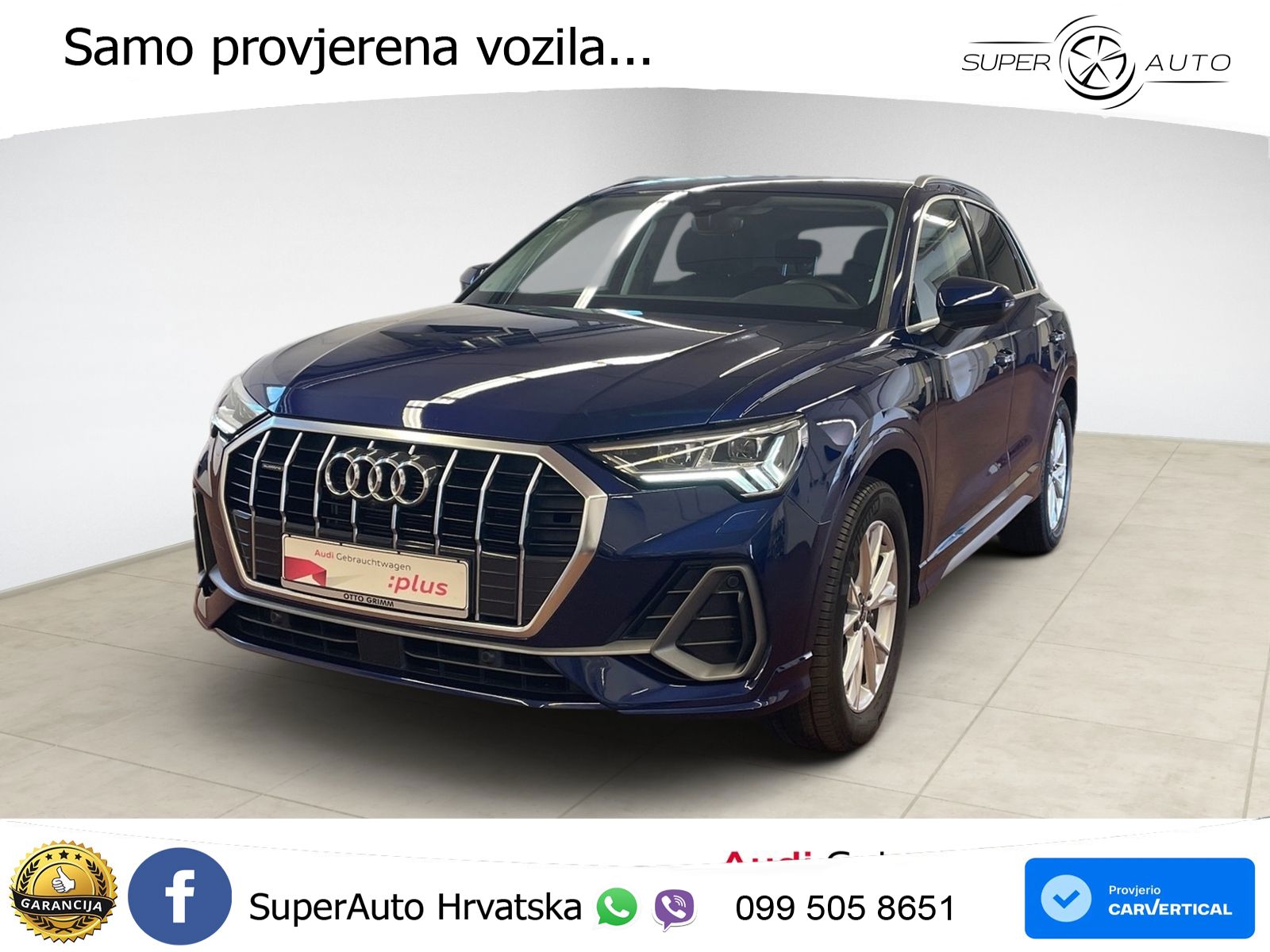 Audi Q3 45 TFSI (245 KS) quattro S tronic S line MATRIX+GR SJED+KAM