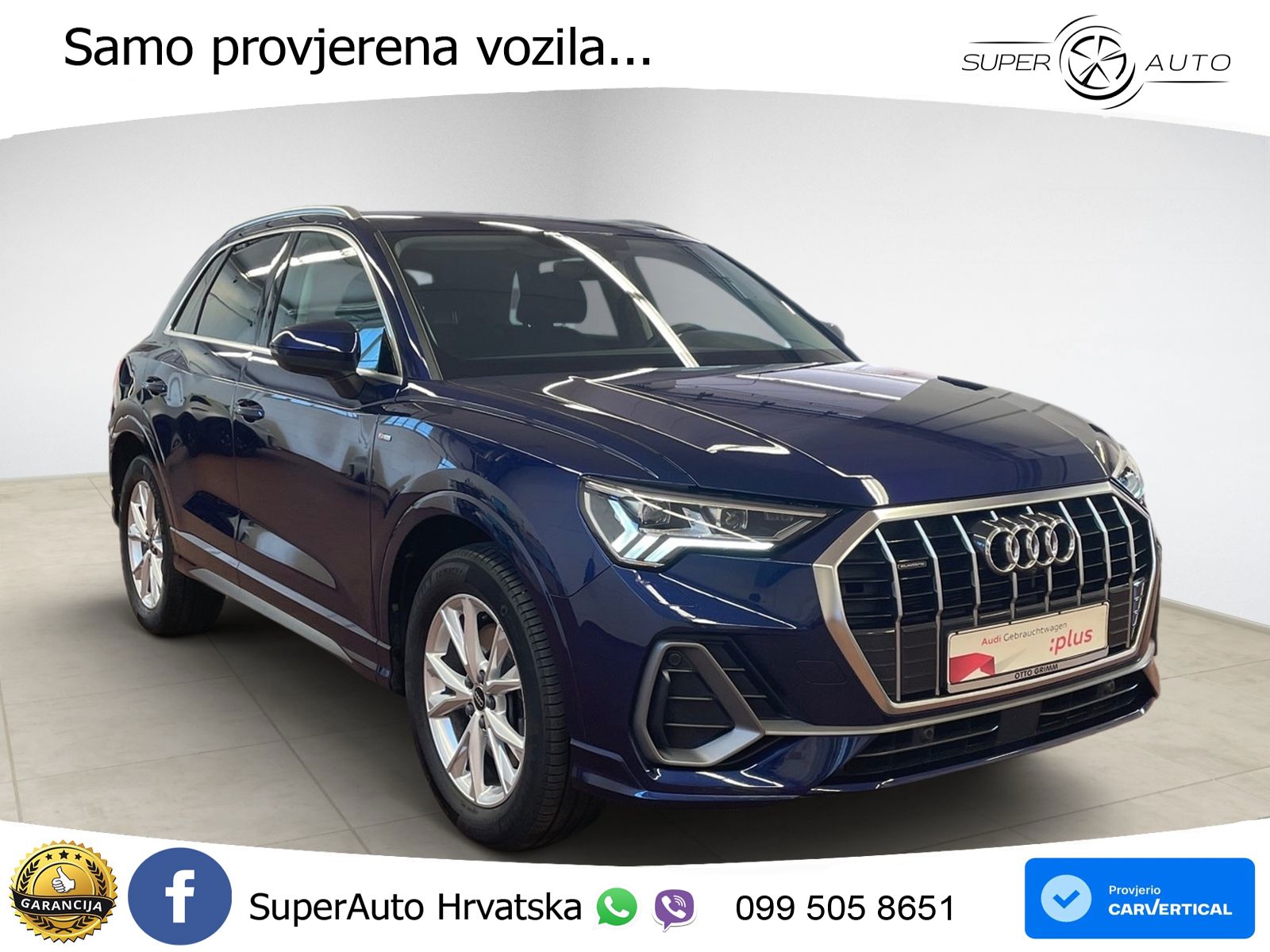 Audi Q3 45 TFSI (245 KS) quattro S tronic S line MATRIX+GR SJED+KAM