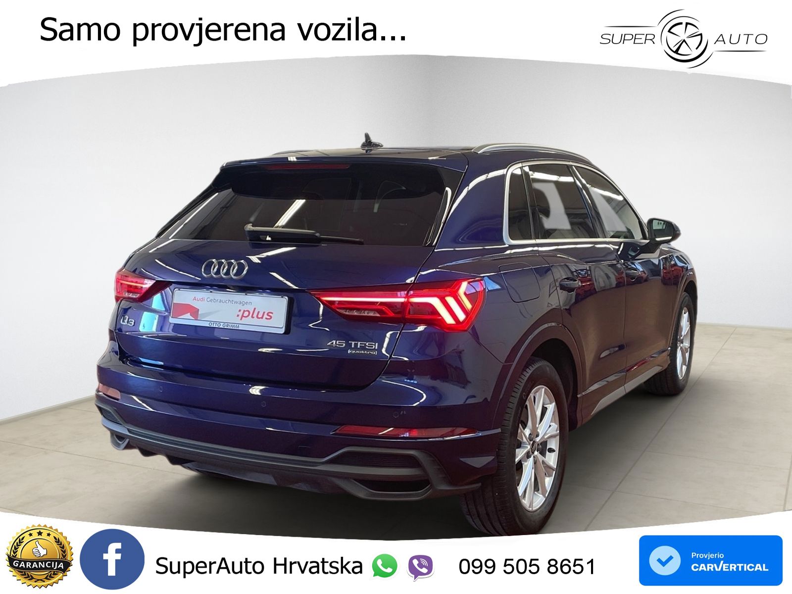 Audi Q3 45 TFSI (245 KS) quattro S tronic S line MATRIX+GR SJED+KAM