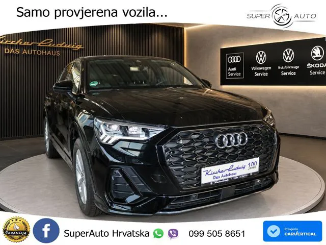 Audi Q3 Sportback 35 TFSI (150 KS) S tronic S line LED+GR SJED+ACC