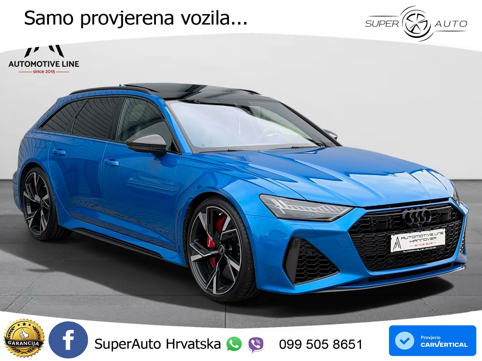 Audi RS6 Avant 4.0 TFSI V8 (600 KS) quattro Tiptronic LED+GR SJED+ACC