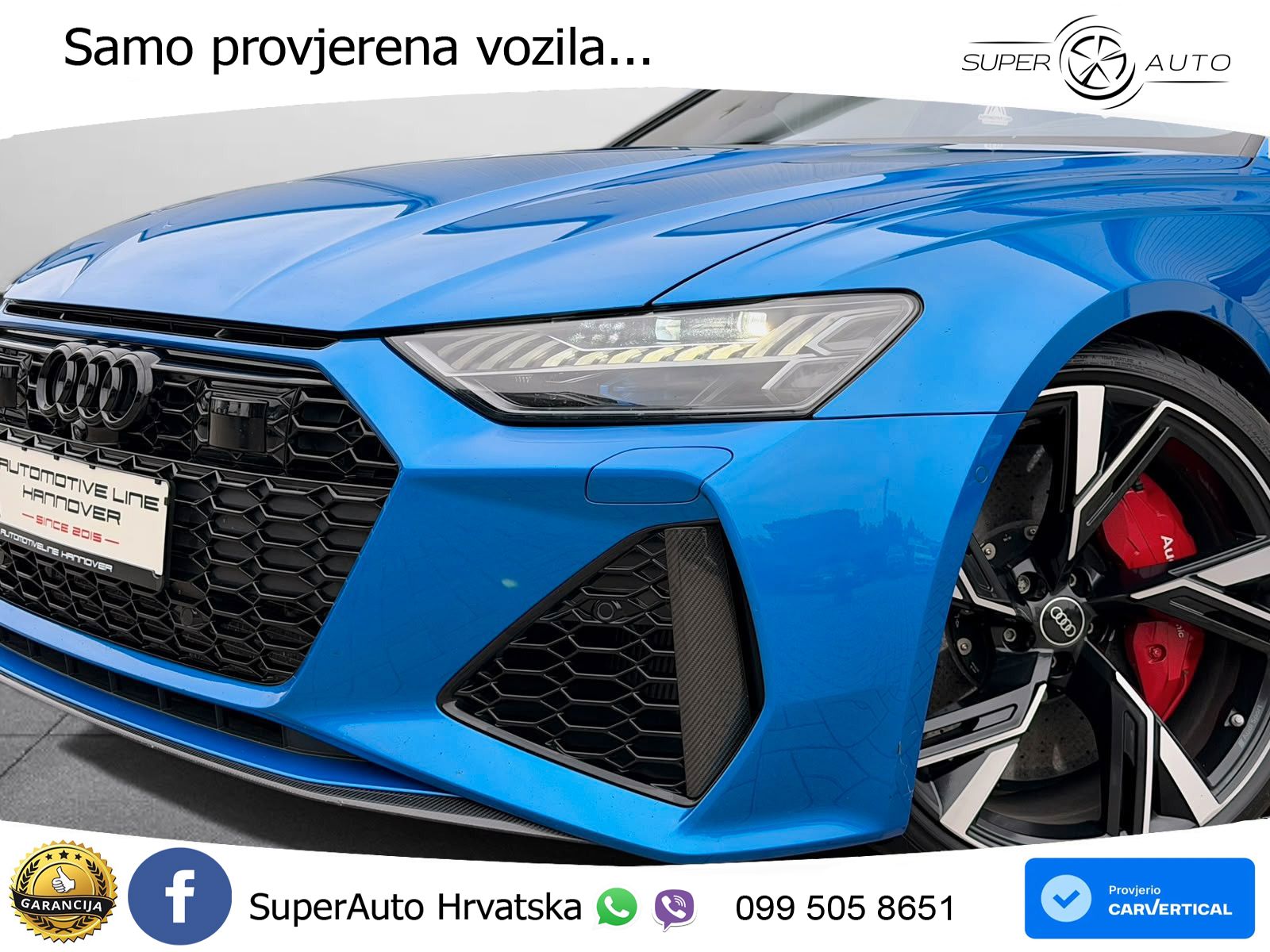Audi RS6 Avant 4.0 TFSI V8 (600 KS) quattro Tiptronic LED+GR SJED+ACC