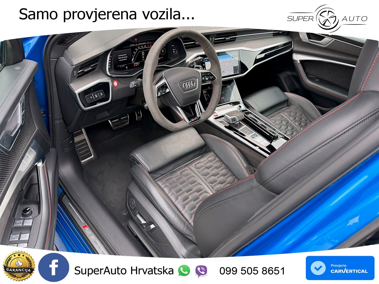 Audi RS6 Avant 4.0 TFSI V8 (600 KS) quattro Tiptronic LED+GR SJED+ACC