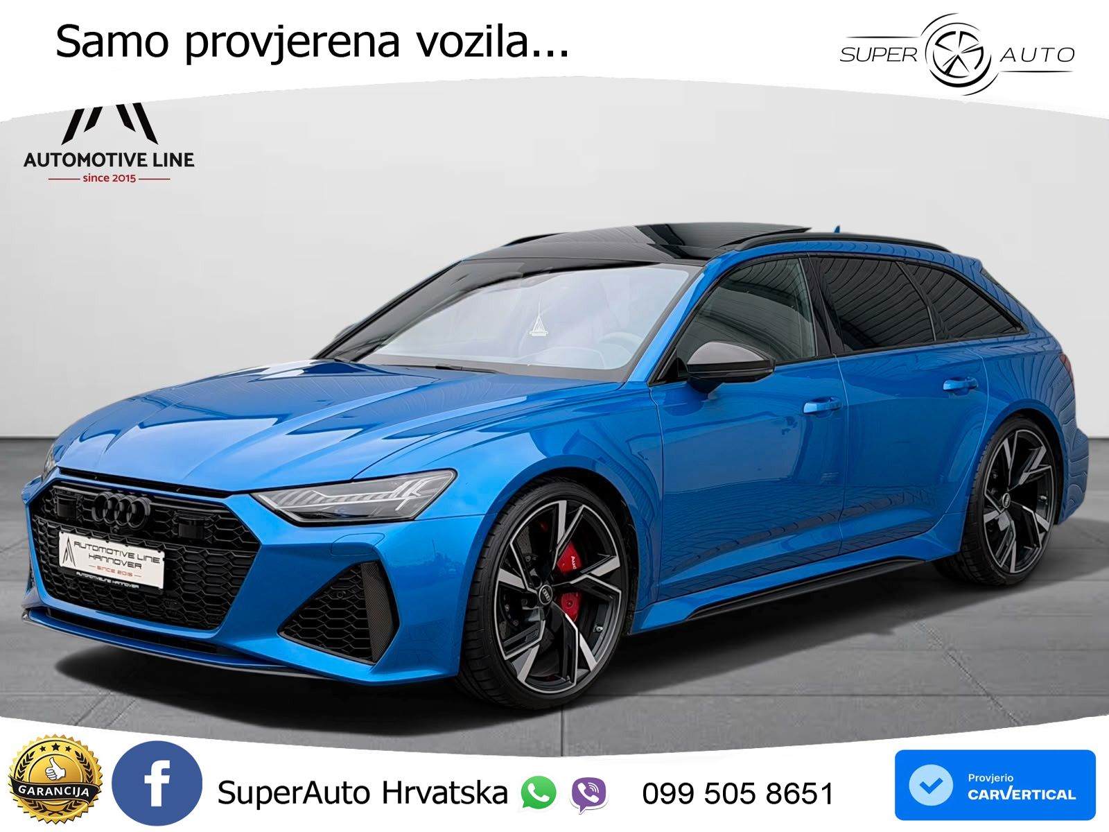 Audi RS6 Avant 4.0 TFSI V8 (600 KS) quattro Tiptronic LED+GR SJED+ACC