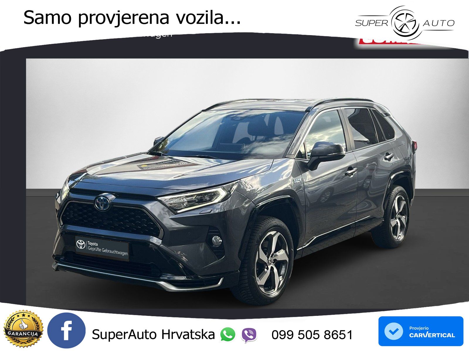 Toyota RAV4 2.5 D-4S (306 KS) Hybrid AWD-i e-CVT LED+GR SJED+ACC