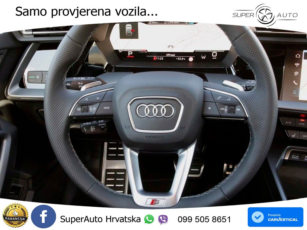 Audi S3 2.0 TFSI (333 KS) quattro S tronic ACC+GR SJED+360+PANO