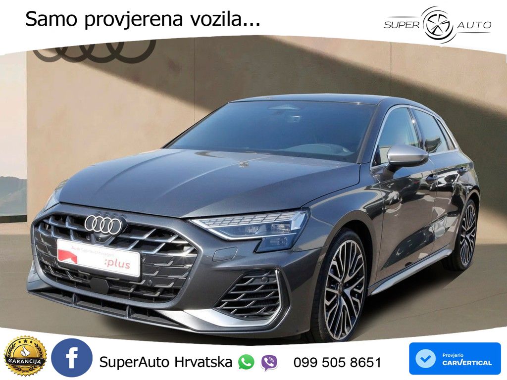 Audi S3 2.0 TFSI (333 KS) quattro S tronic ACC+GR SJED+360+PANO