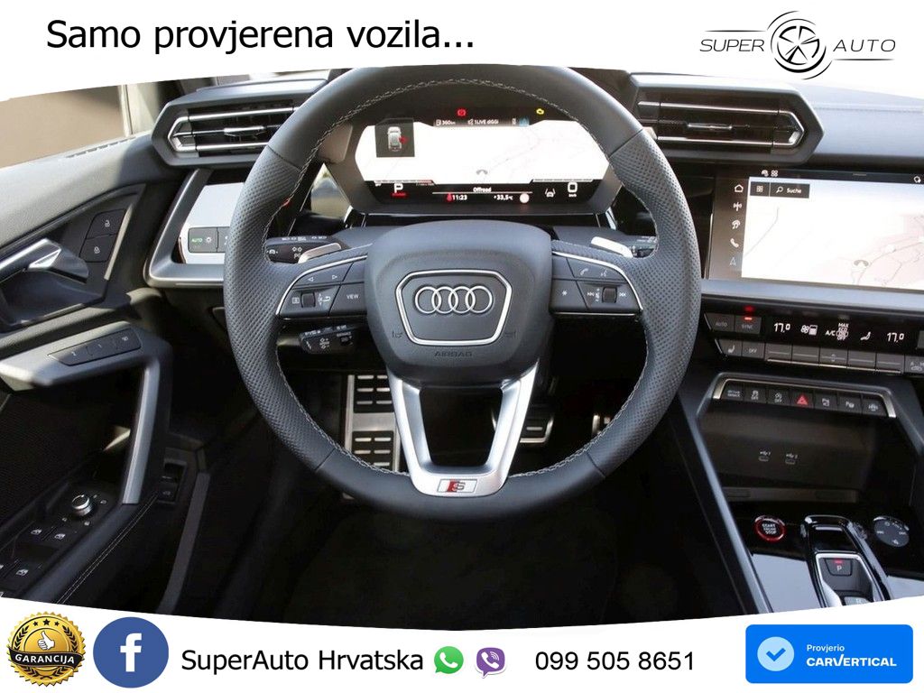 Audi S3 2.0 TFSI (333 KS) quattro S tronic ACC+GR SJED+360+PANO