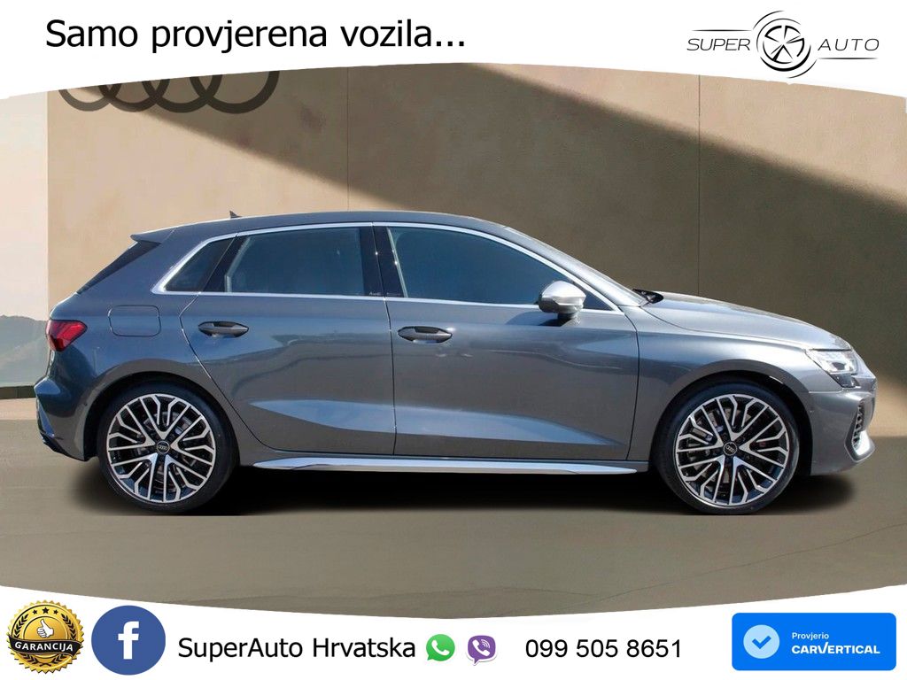 Audi S3 2.0 TFSI (333 KS) quattro S tronic ACC+GR SJED+360+PANO