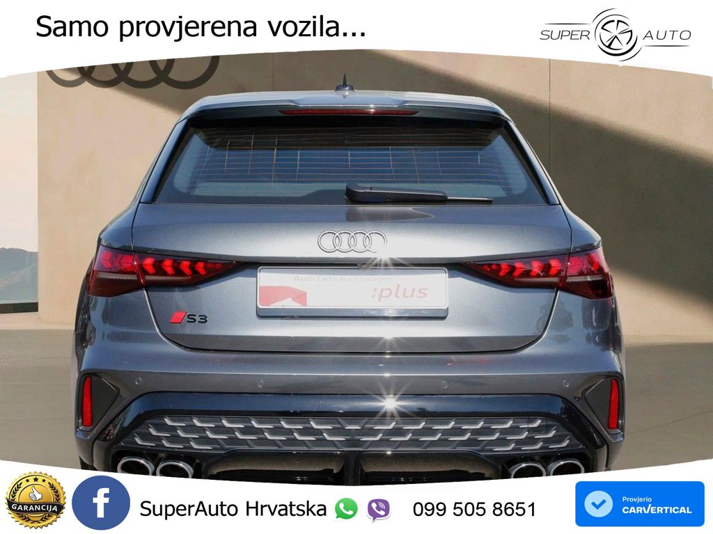 Audi S3 2.0 TFSI (333 KS) quattro S tronic ACC+GR SJED+360+PANO