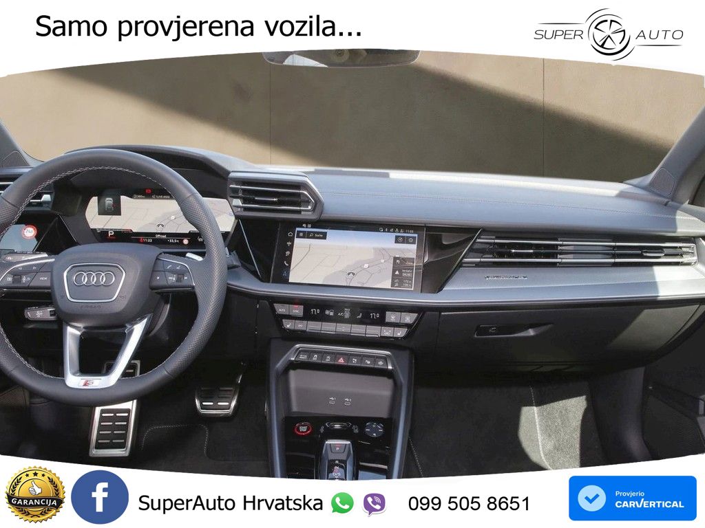 Audi S3 2.0 TFSI (333 KS) quattro S tronic ACC+GR SJED+360+PANO