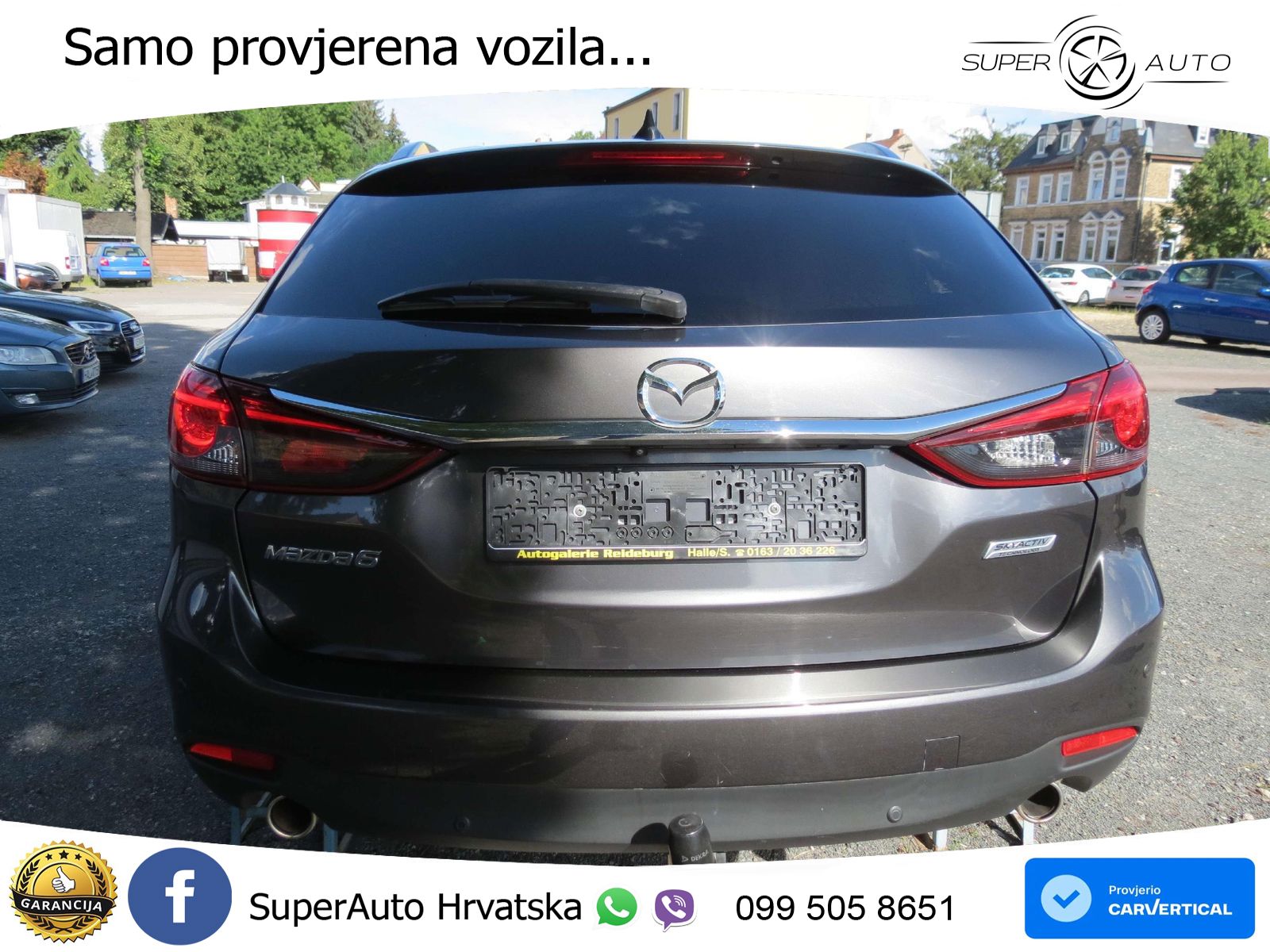 Mazda 6 Sport Combi 2.2 SKYACTIV-D (150 KS) MATRIX+GR SJED+KAM
