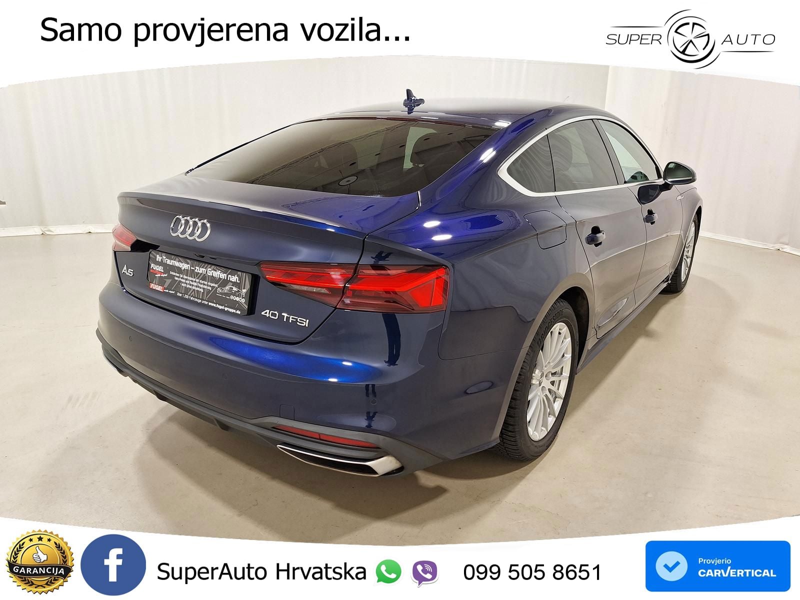 Audi A5 Sportback 40 TFSI (190 KS) S tronic