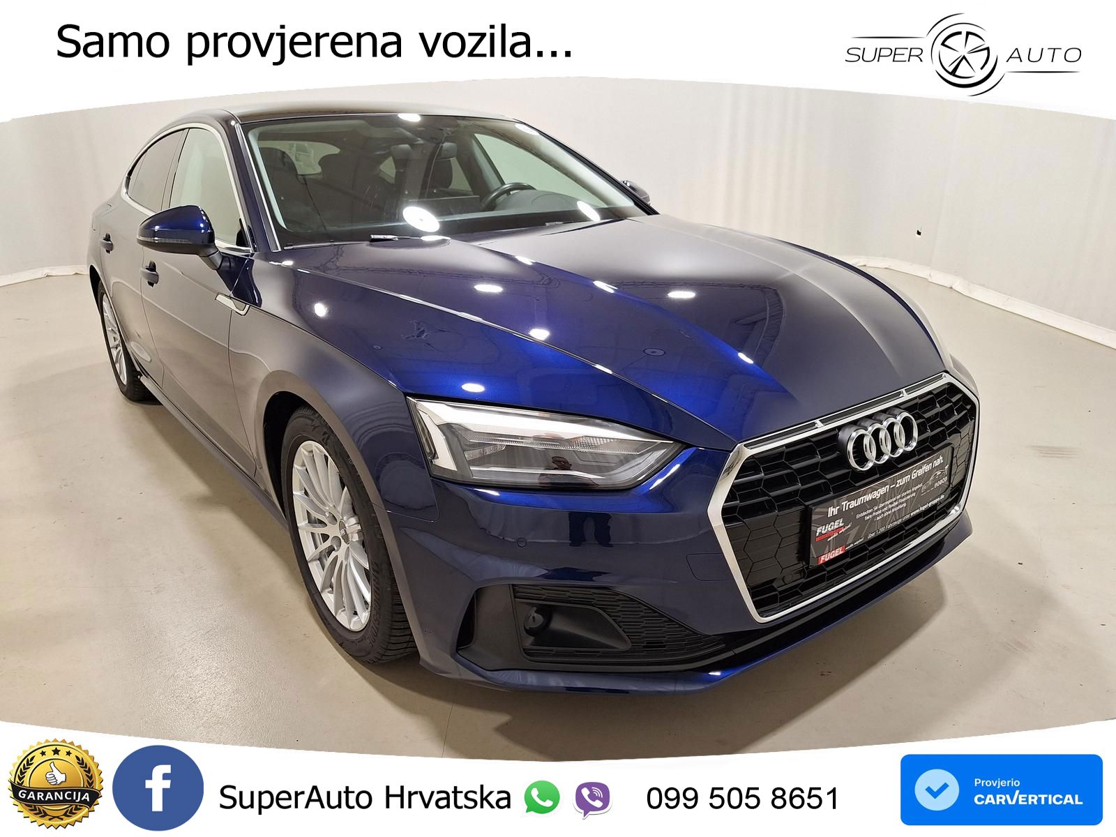 Audi A5 Sportback 40 TFSI (190 KS) S tronic
