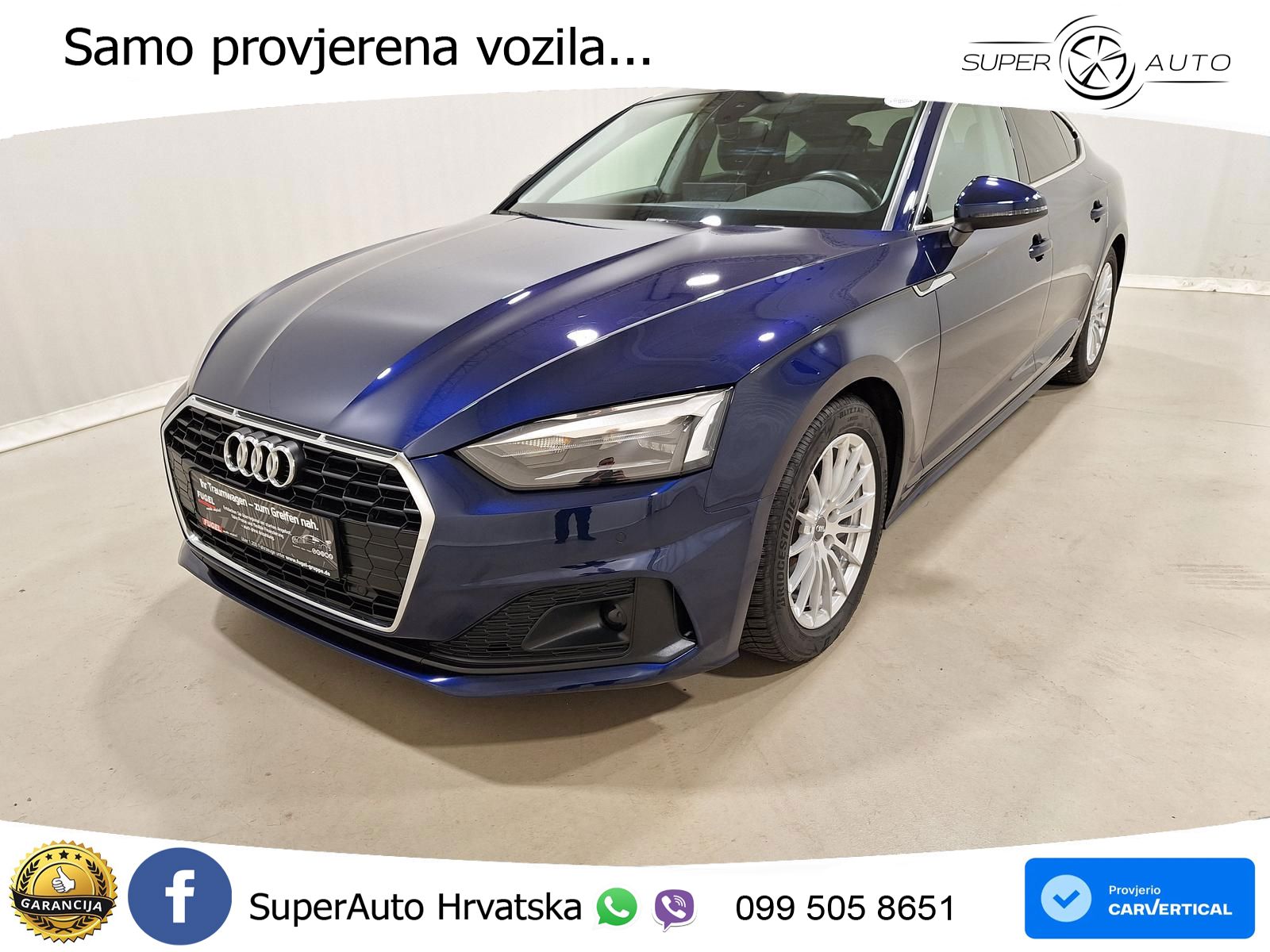 Audi A5 Sportback 40 TFSI (190 KS) S tronic