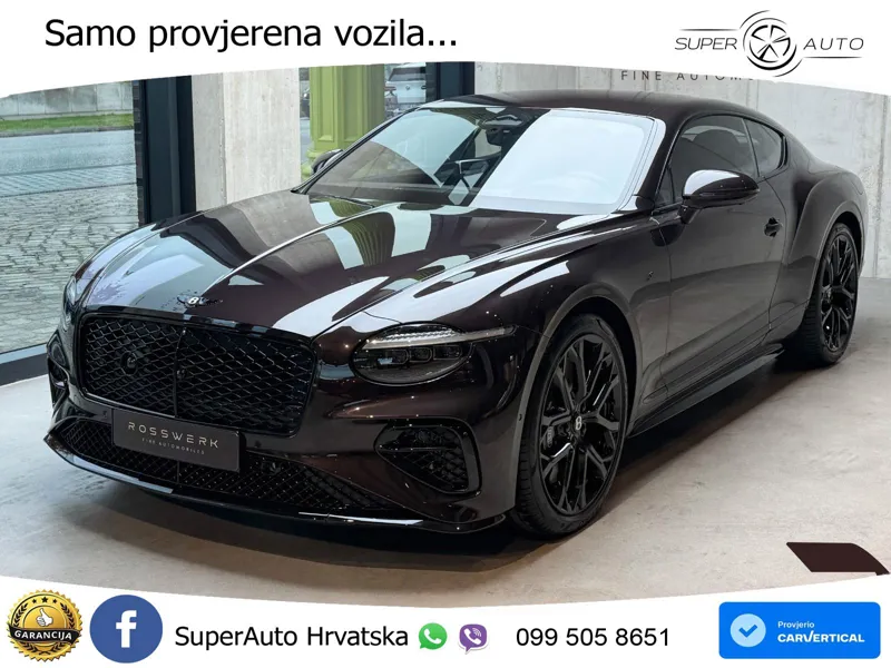Bentley Continental GT IV 4.0 V8 TFSi (680 KS) AWD DCT LED+GR SJED+ACC