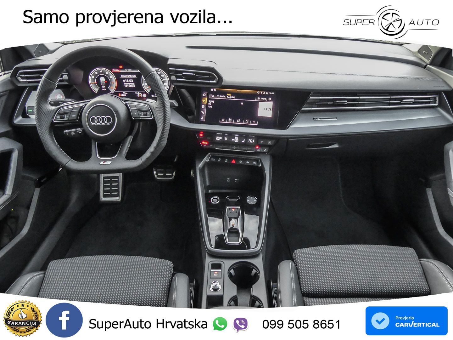 Audi A3 35 TFSI (150 KS) S tronic S line LED+GR SJED+ACC