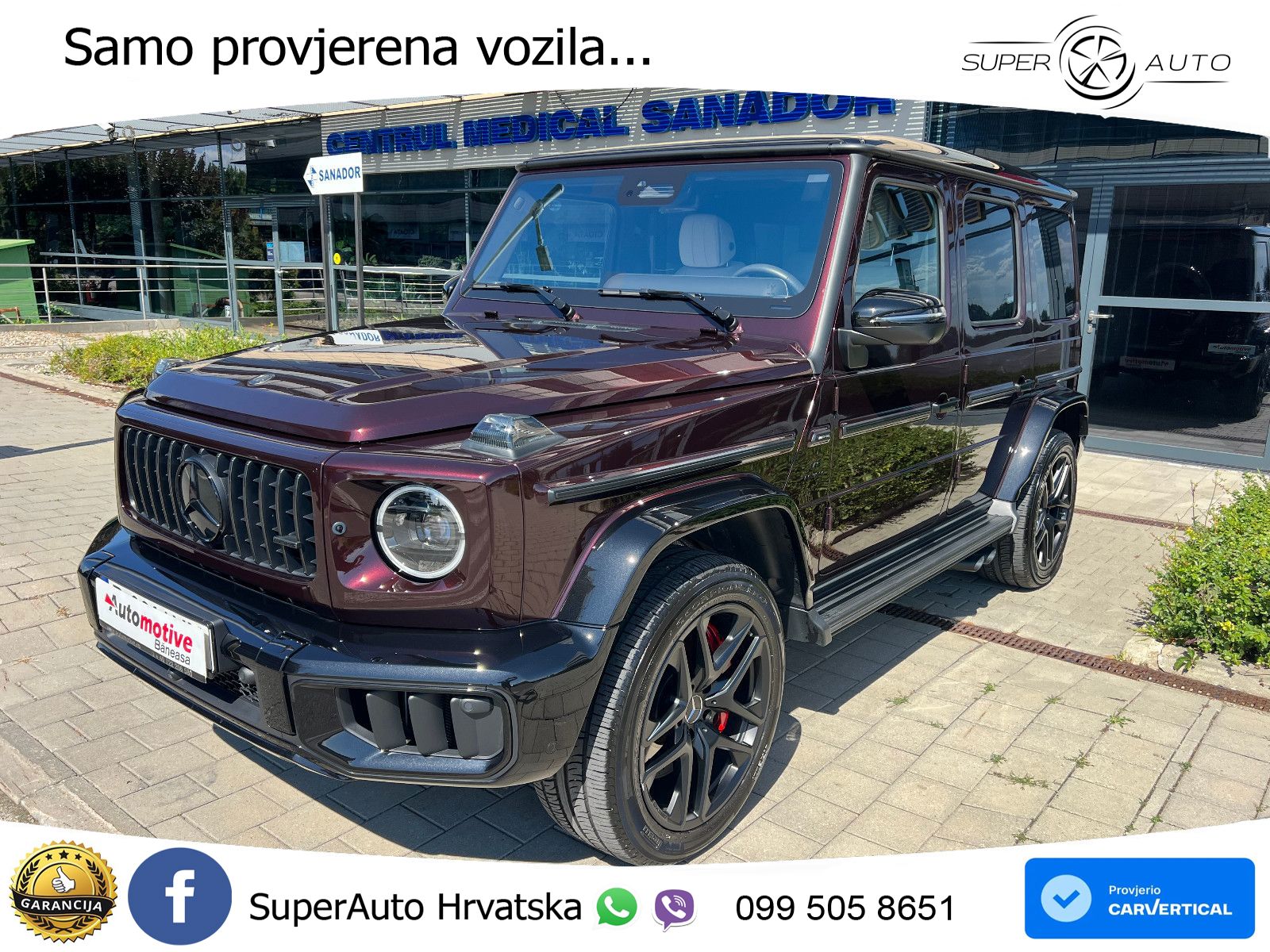 Mercedes AMG G 63 Long V8 (585 KS) 4MATIC 9G-TRONIC AMG SPEEDSHIFT TCT Manufaktur