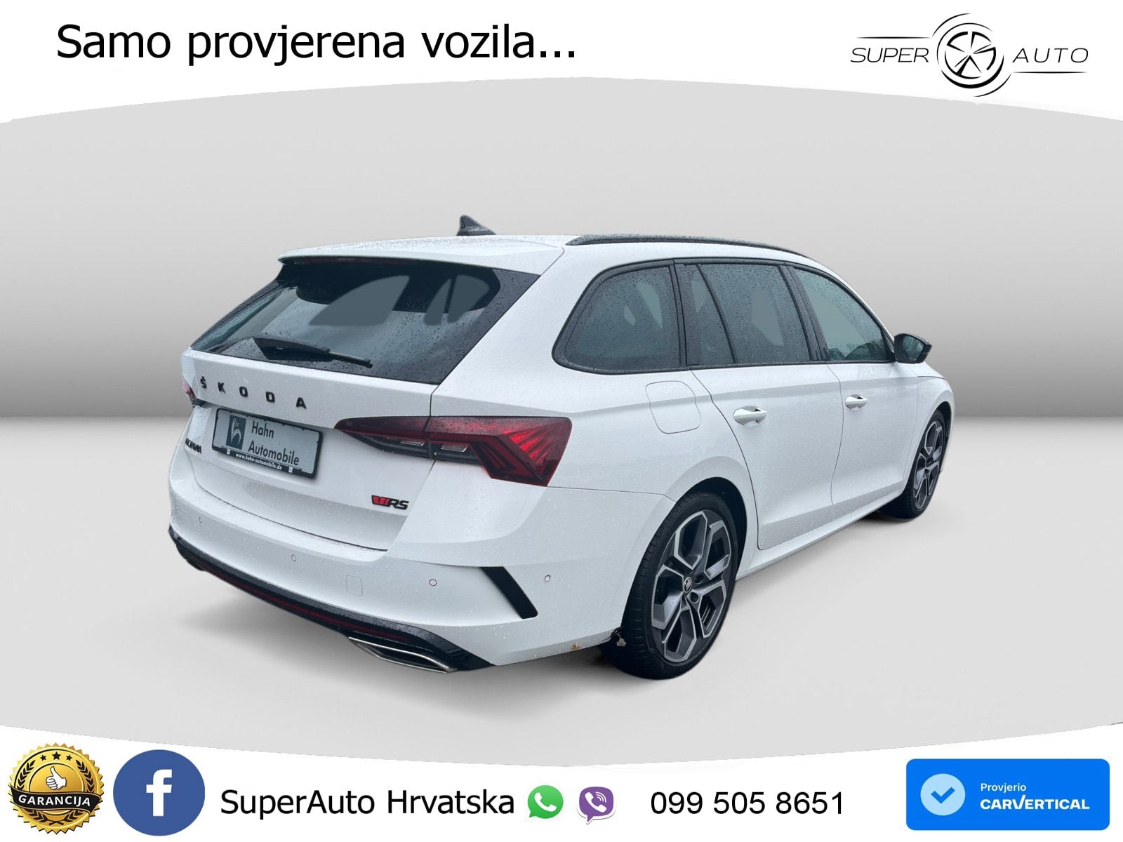 Škoda Octavia Combi RS 2.0 TDI (200 KS) DSG LED+GR SJED+ACC