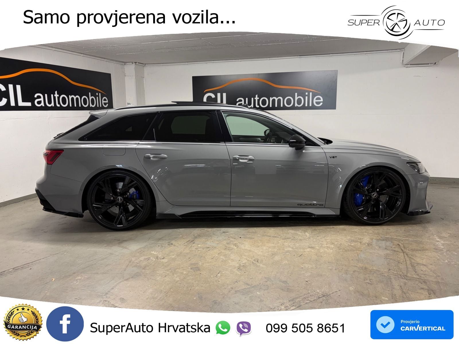 Audi RS6 Avant 4.0 TFSI V8 (600 KS) quattro Tiptronic LED+GR SJED+ACC
