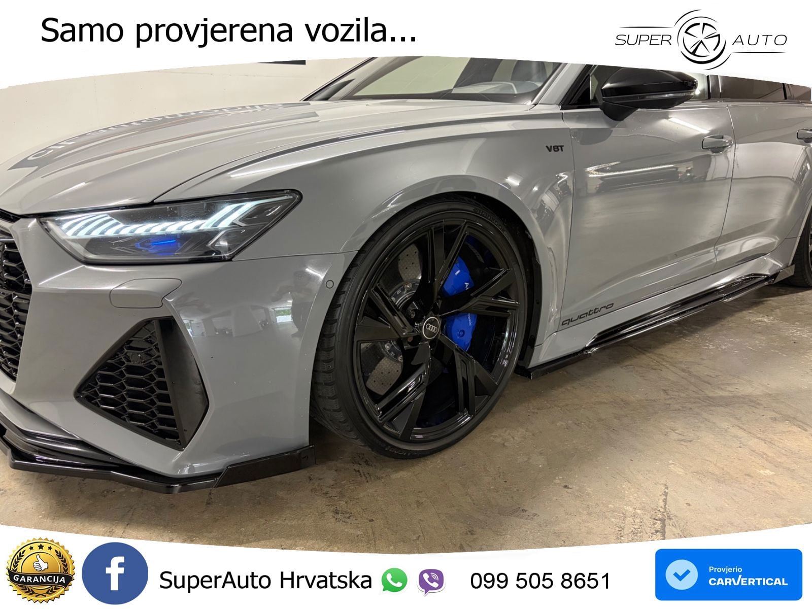 Audi RS6 Avant 4.0 TFSI V8 (600 KS) quattro Tiptronic LED+GR SJED+ACC