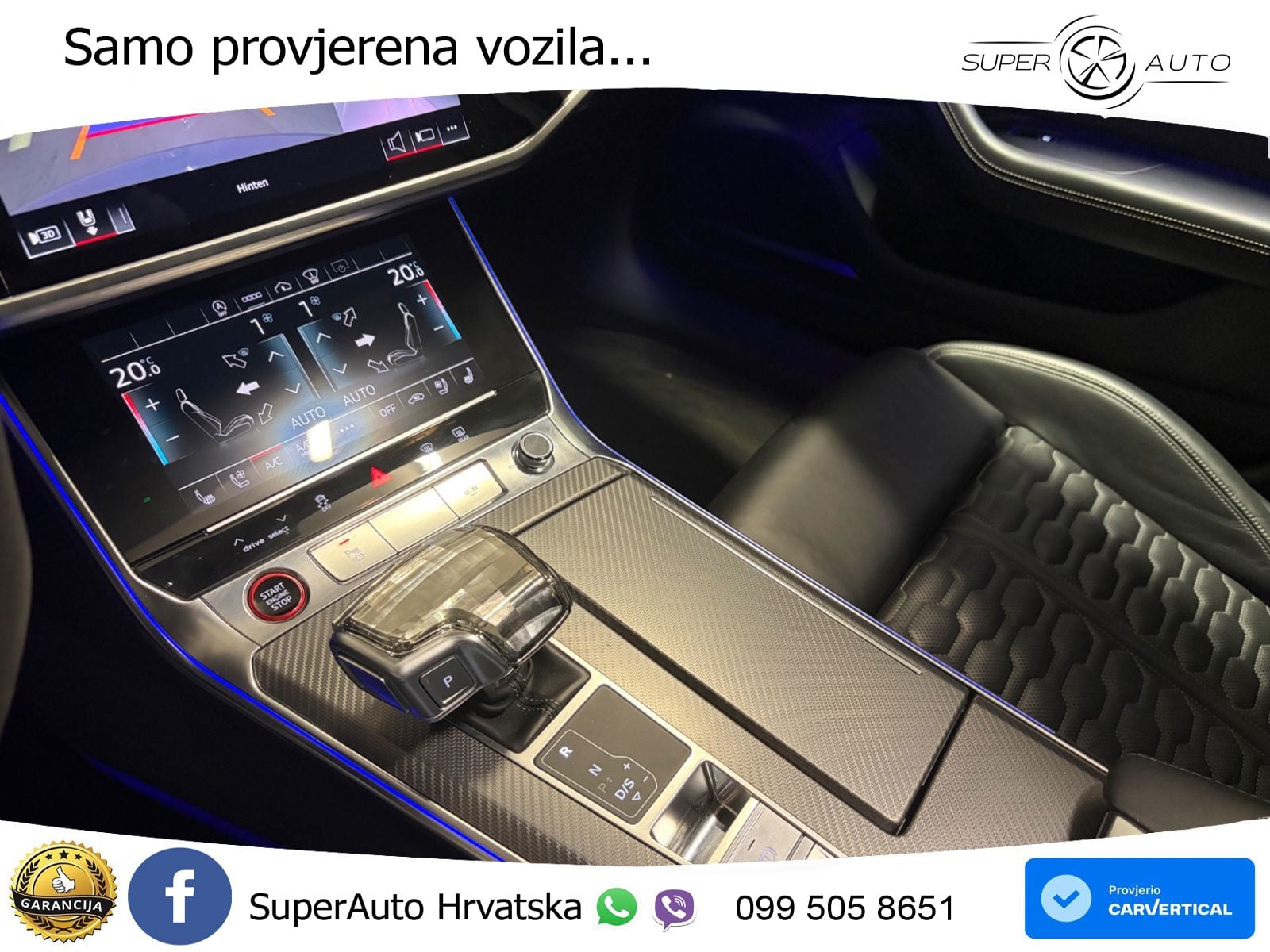 Audi RS6 Avant 4.0 TFSI V8 (600 KS) quattro Tiptronic LED+GR SJED+ACC