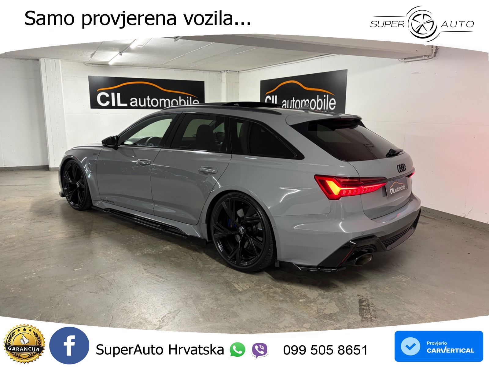 Audi RS6 Avant 4.0 TFSI V8 (600 KS) quattro Tiptronic LED+GR SJED+ACC