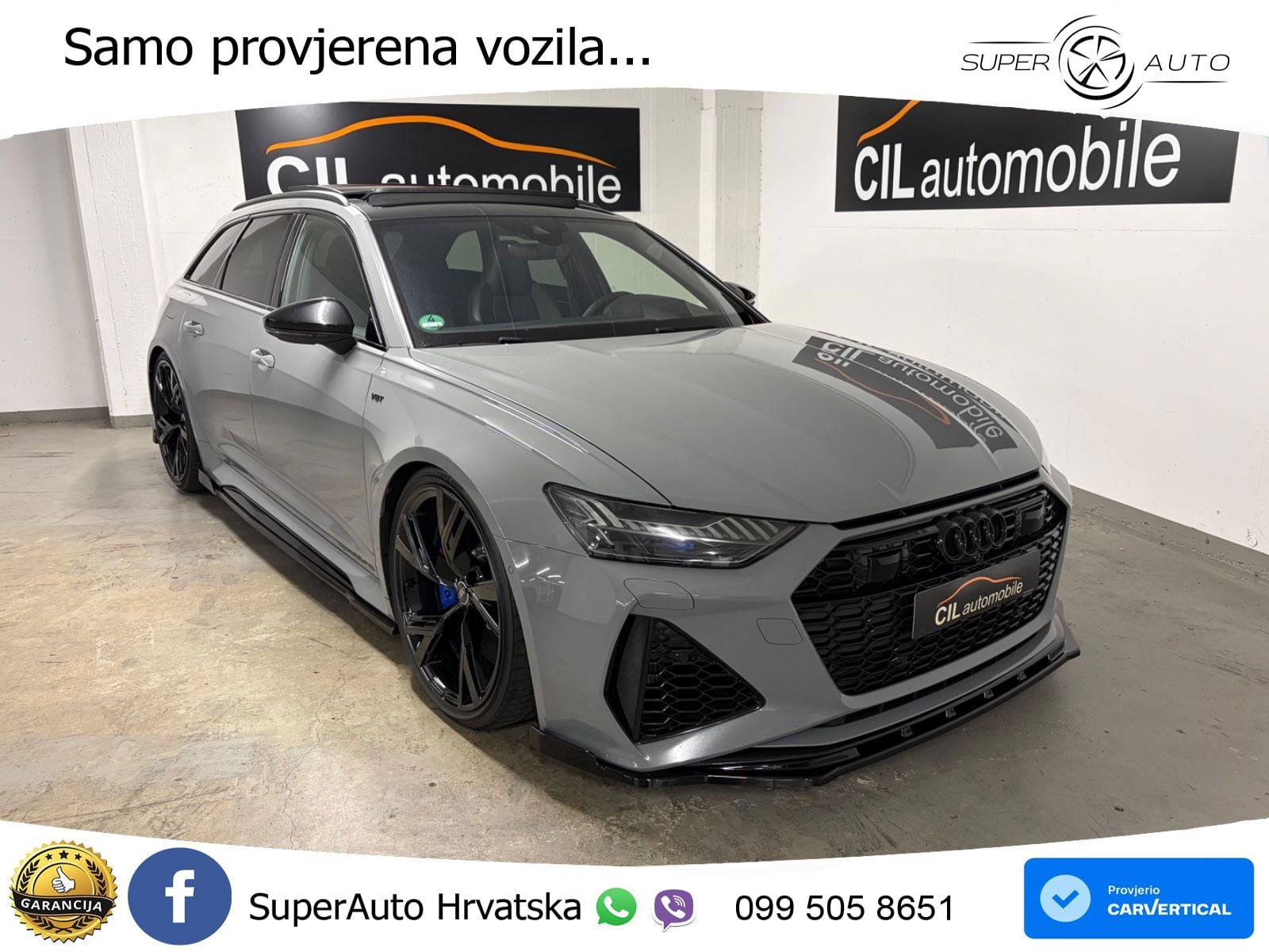 Audi RS6 Avant 4.0 TFSI V8 (600 KS) quattro Tiptronic LED+GR SJED+ACC