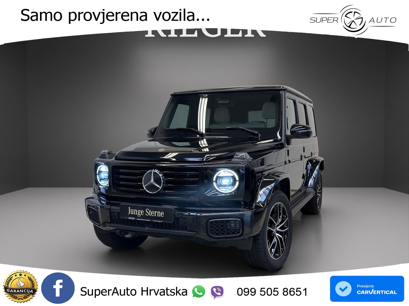 Mercedes G 450d Long (367 KS) 4MATIC 9G-TRONIC Exclusive LED+GR SJED+ACC