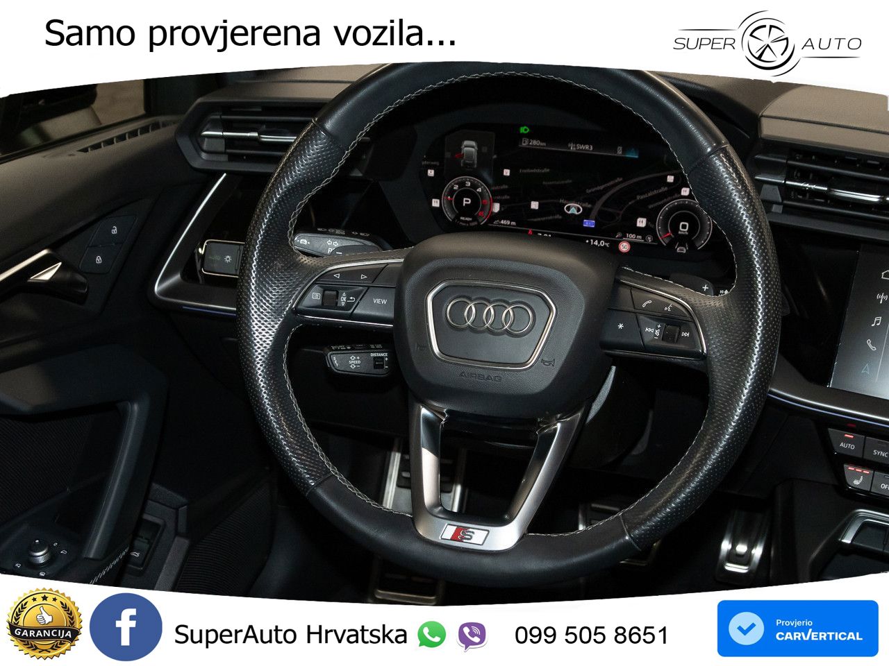 Audi A3 35 TDI (150 KS) S tronic S line LED+GR SJED+ACC
