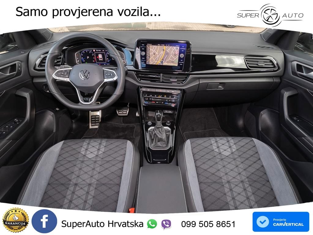 Volkswagen T-Roc 1.5 TSI (150 KS) DSG R-Line LED+GR SJED+ACC