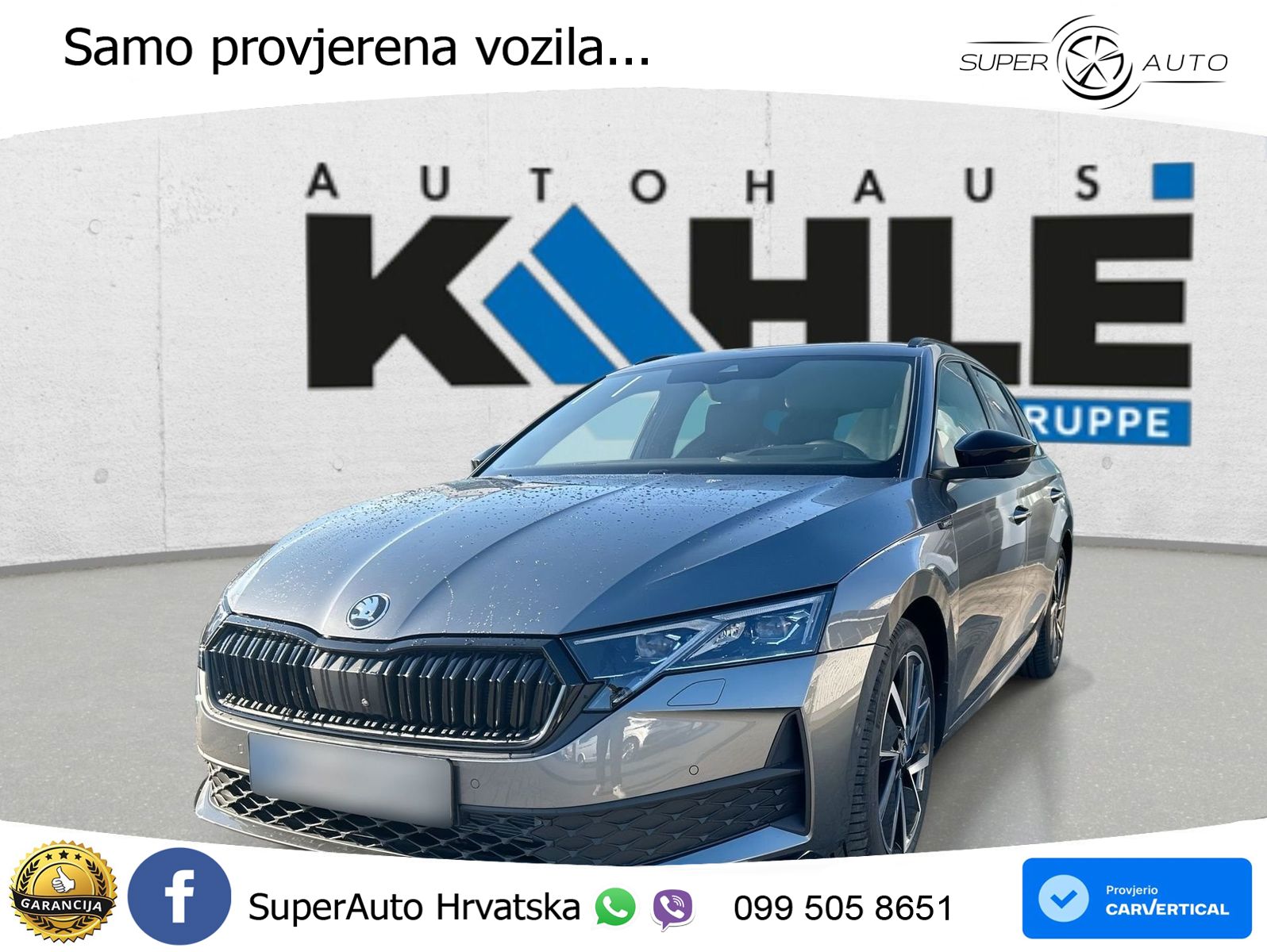 Škoda Octavia Combi 2.0 TDI (150 KS) DSG LED+GR SJED+ACC