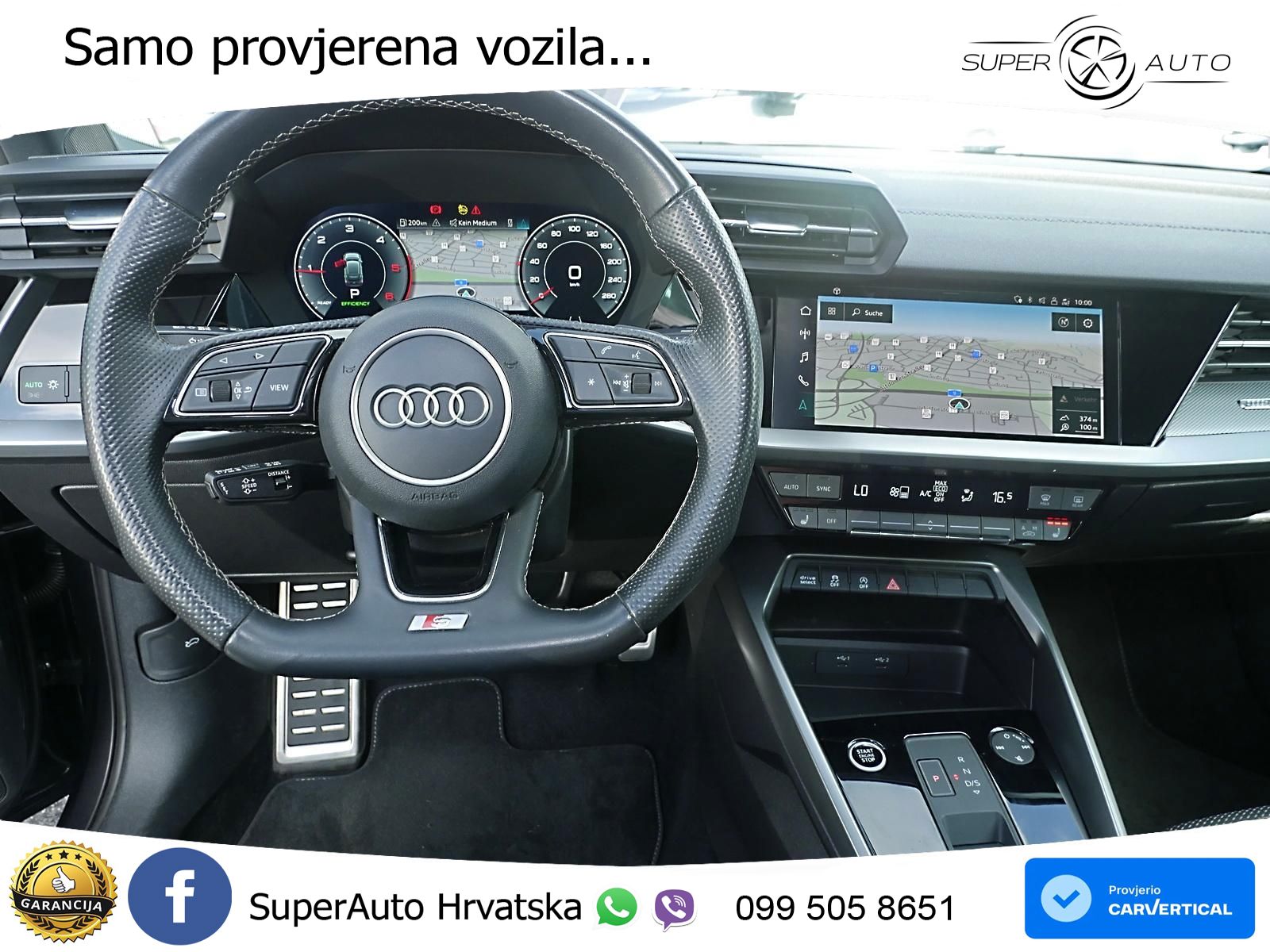 Audi A3 35 TDI (150 KS) S tronic S line LED+GR SJED+ACC