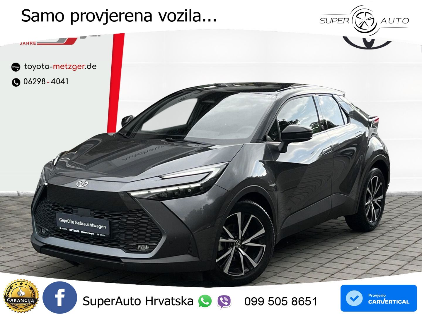 Toyota C-HR 1.8 (140 KS) Hybrid e-CVT Team D LED+GR SJED+ACC