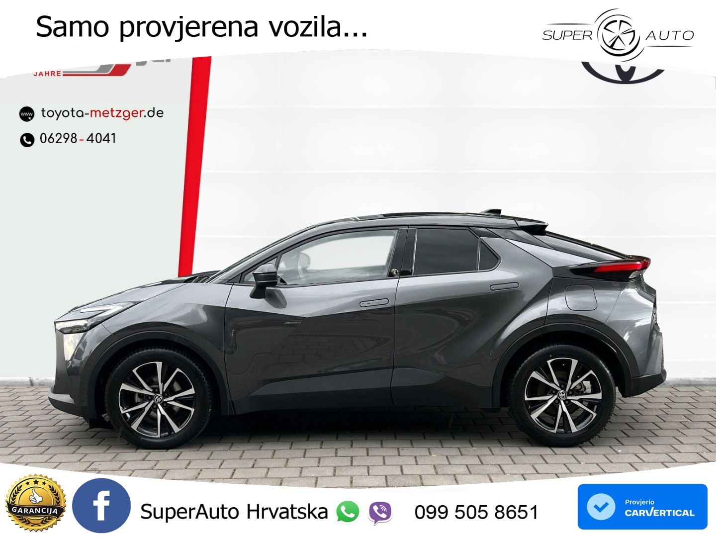 Toyota C-HR 1.8 (140 KS) Hybrid e-CVT Team D LED+GR SJED+ACC