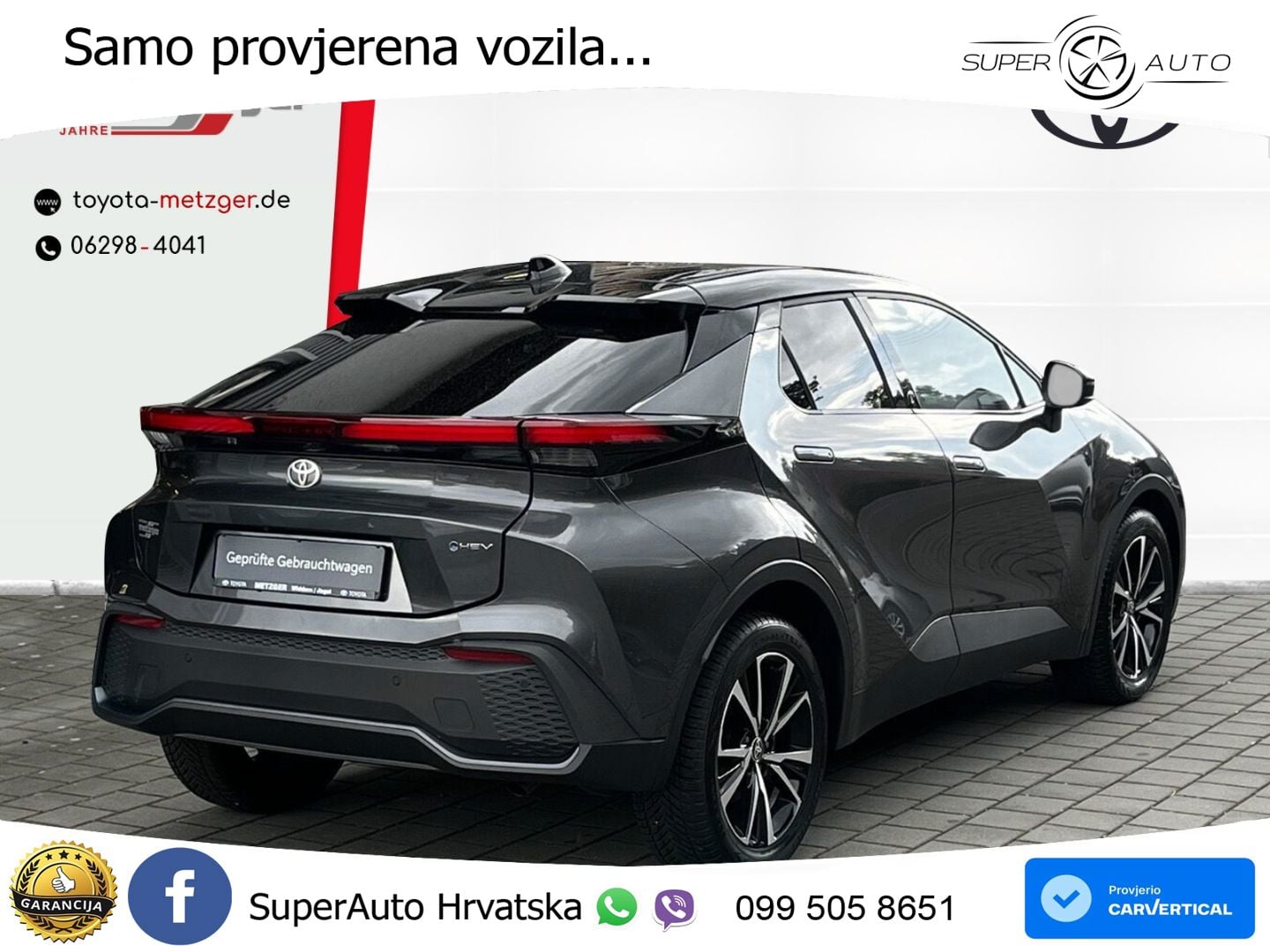 Toyota C-HR 1.8 (140 KS) Hybrid e-CVT Team D LED+GR SJED+ACC
