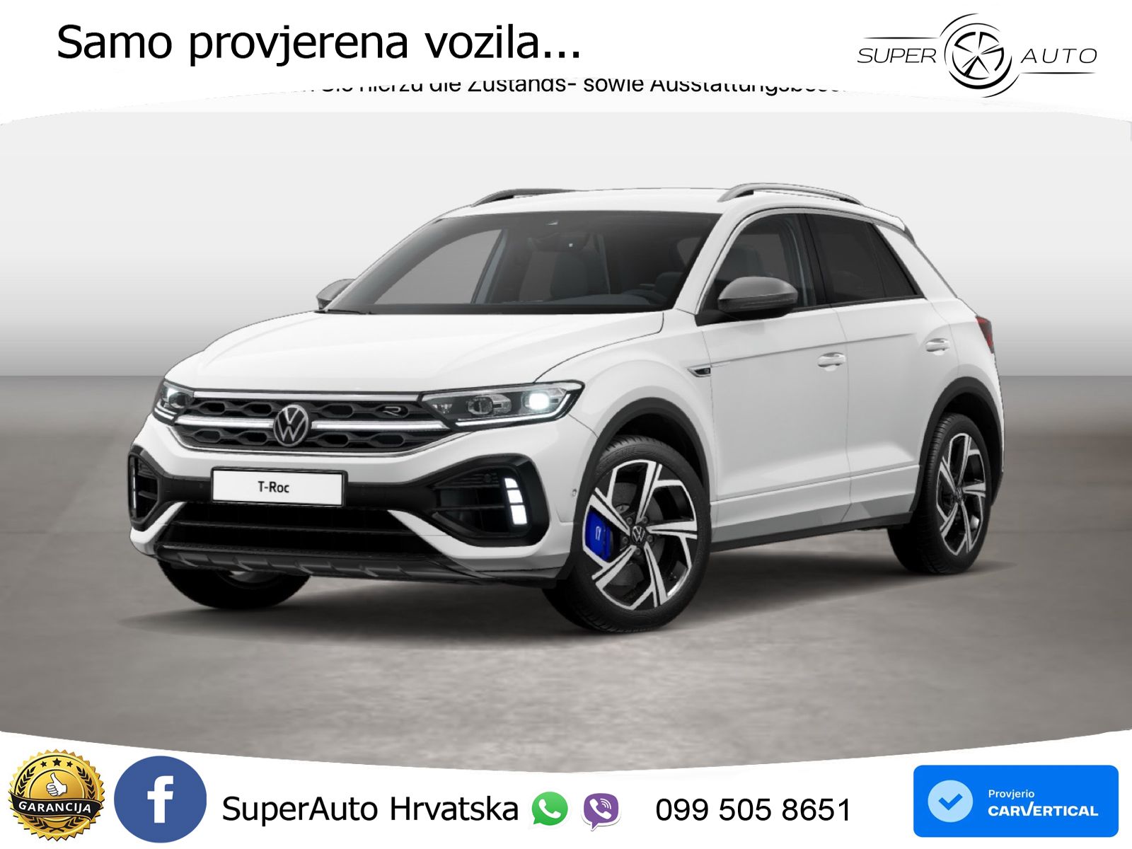Volkswagen T-Roc I R 2.0 TSI (300 KS) OPF 4M DSG LED+GR SJED+ACC