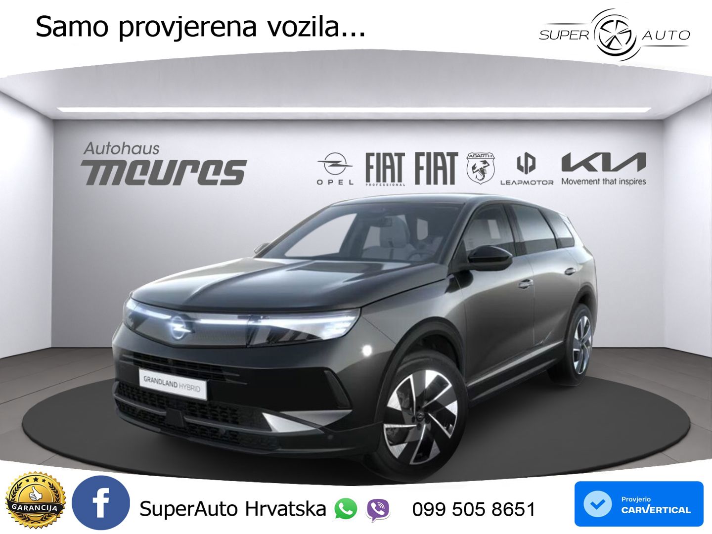 Opel Grandland 1.2 Turbo (145 KS) Hybrid eDCT GS