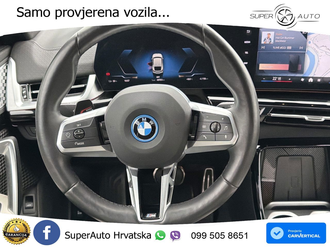 BMW iX2 66.5 kWh (313 KS) xDrive30 LED+GR SJED+ACC