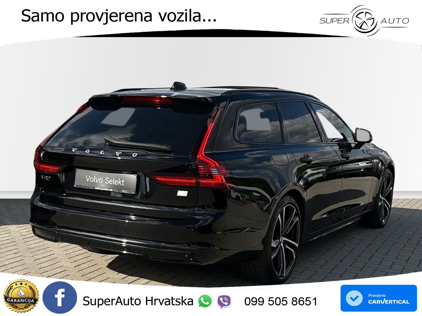 Volvo V90 Recharge T8 AWD Geartronic ZRAČNI+ACC+GR SJED+360+PANO