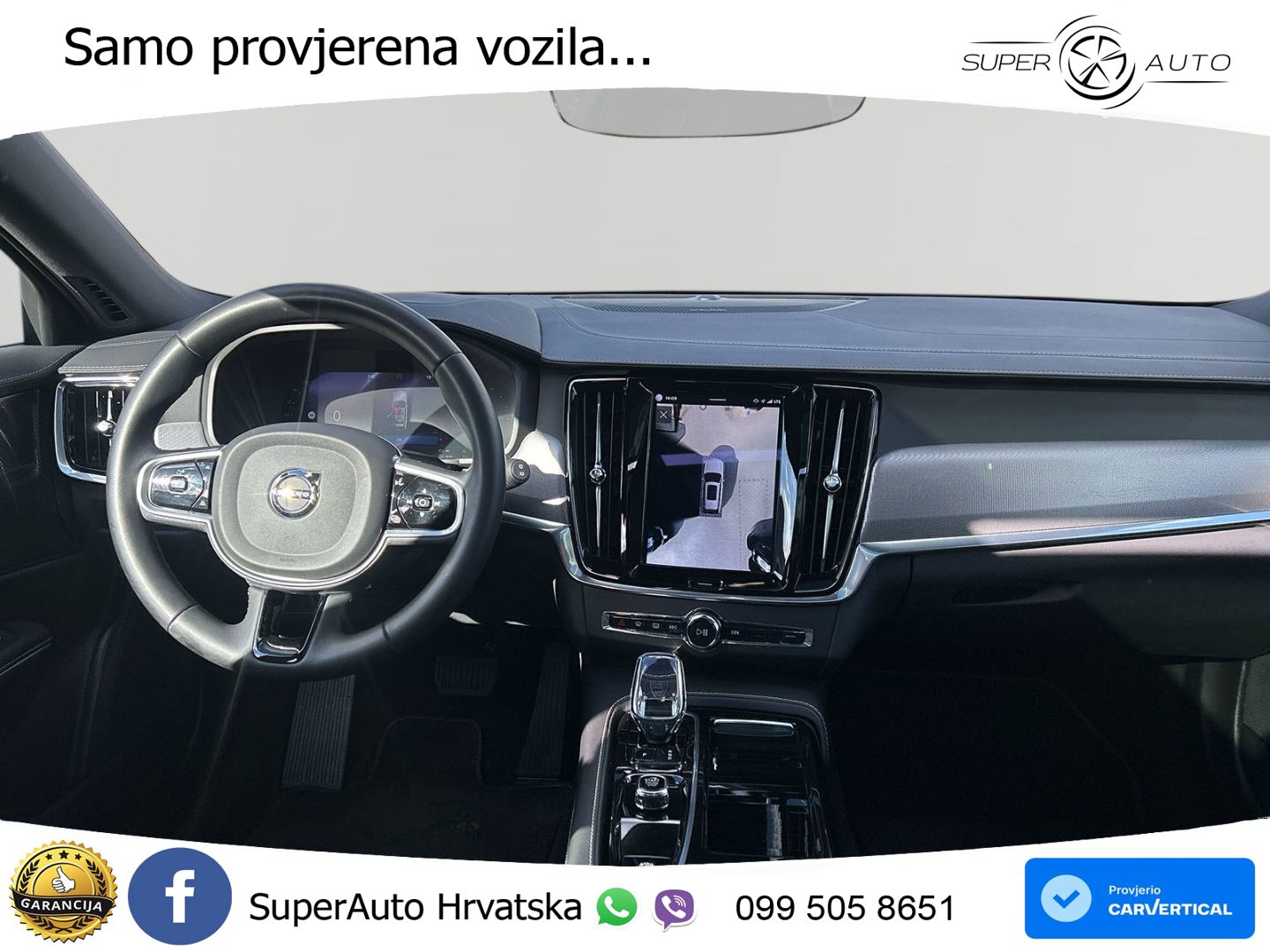 Volvo V90 Recharge T8 AWD Geartronic ZRAČNI+ACC+GR SJED+360+PANO