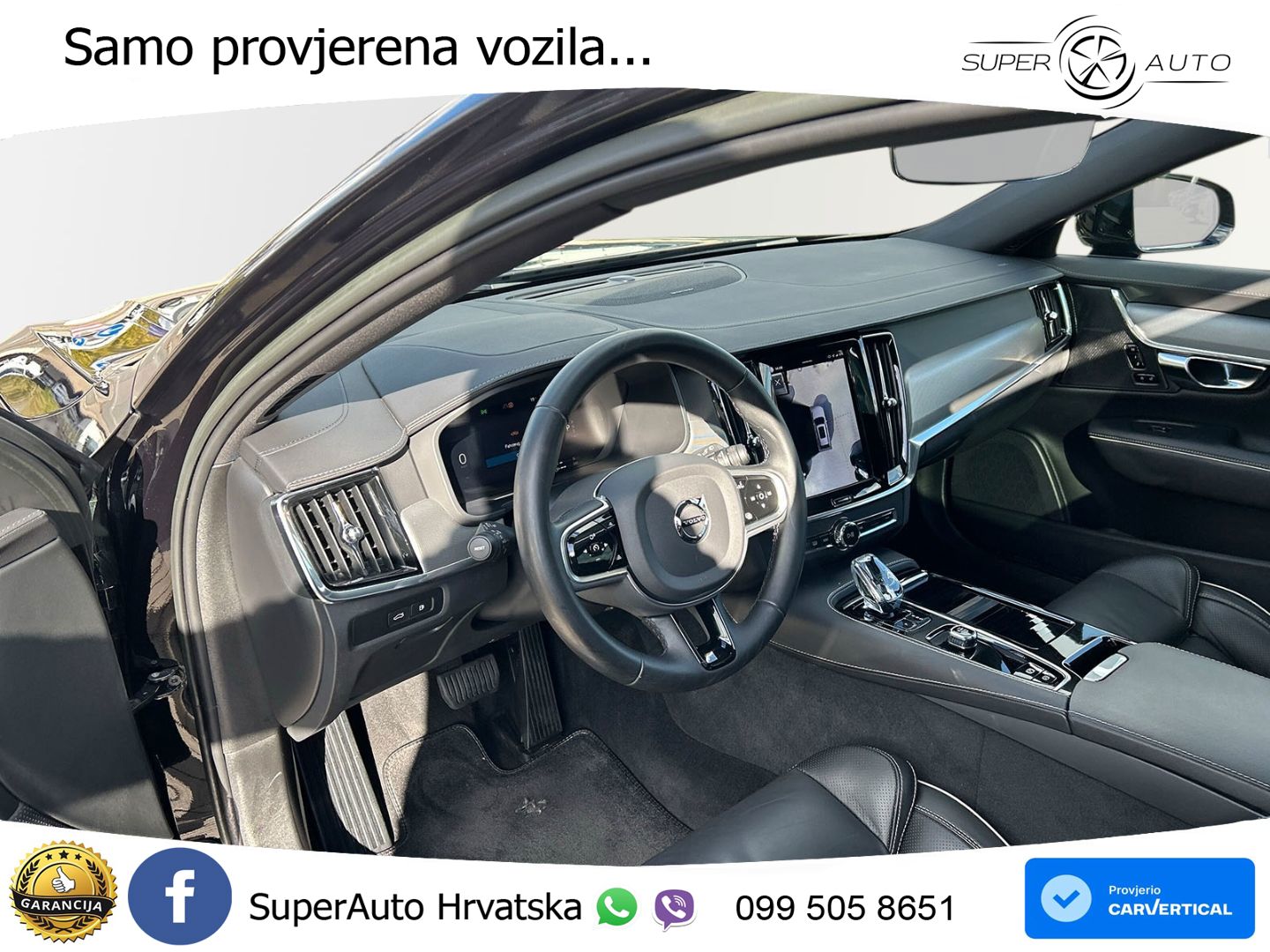 Volvo V90 Recharge T8 AWD Geartronic ZRAČNI+ACC+GR SJED+360+PANO