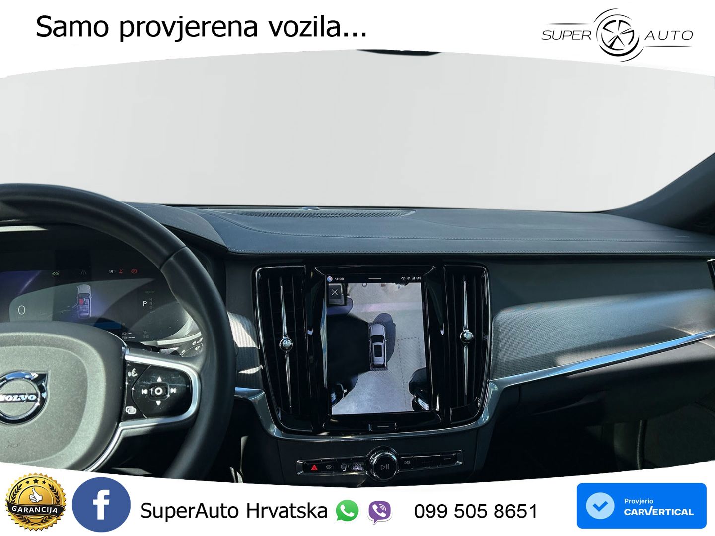Volvo V90 Recharge T8 AWD Geartronic ZRAČNI+ACC+GR SJED+360+PANO