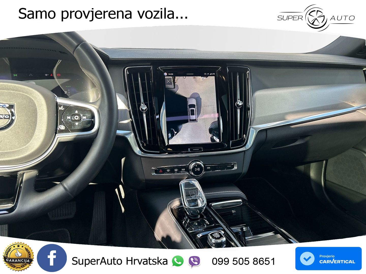 Volvo V90 Recharge T8 AWD Geartronic ZRAČNI+ACC+GR SJED+360+PANO