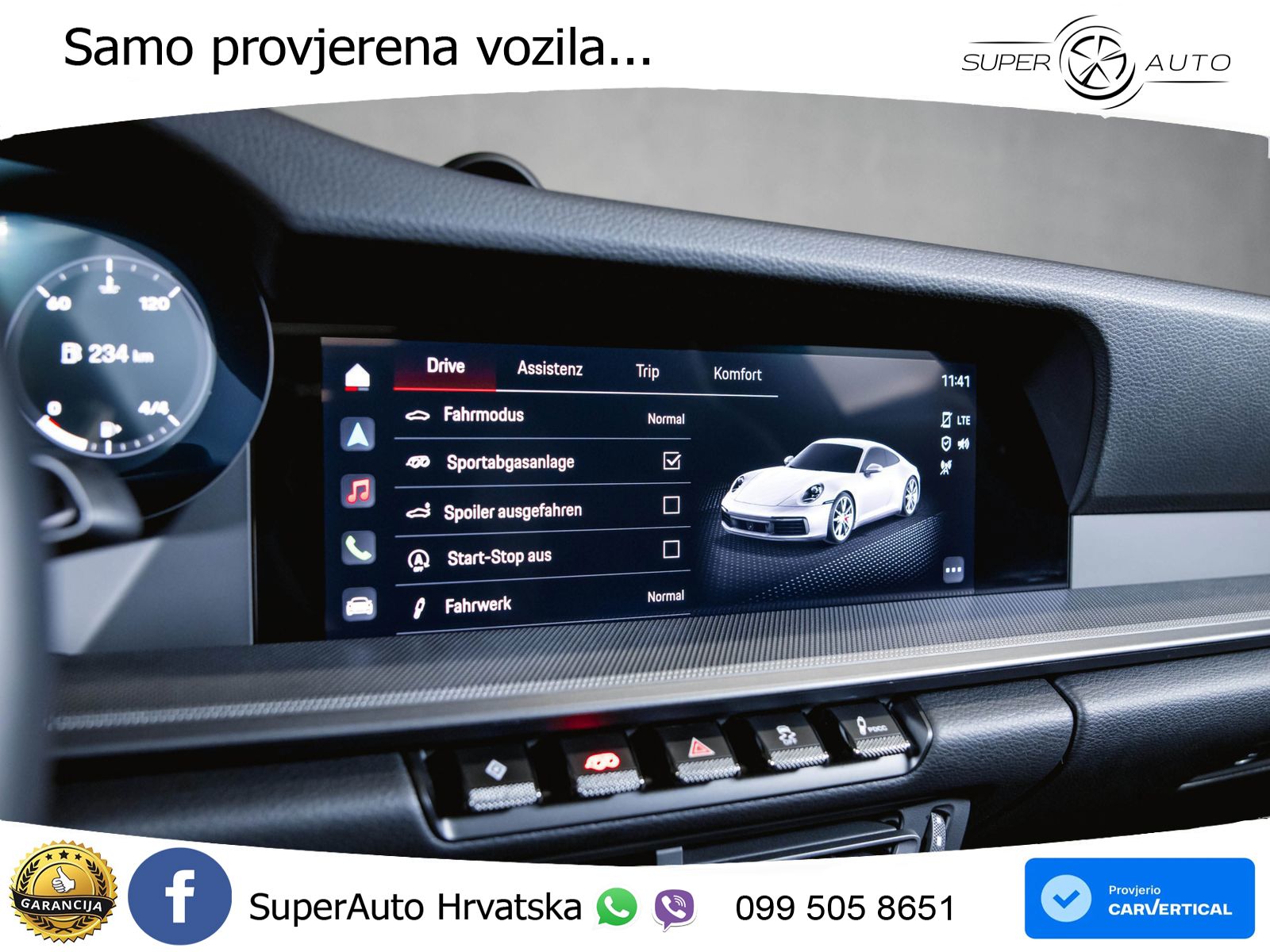 Porsche 911 Carrera S 3.0 (450 KS) PDK LED+GR SJED+ACC
