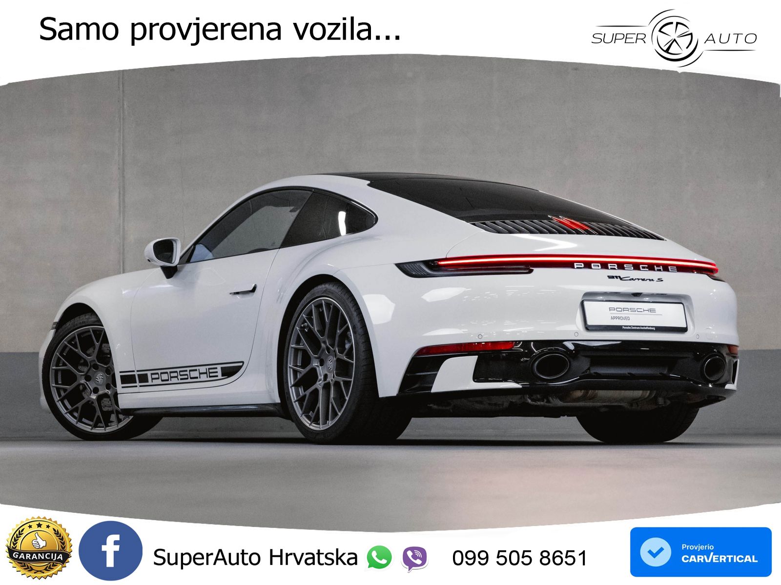 Porsche 911 Carrera S 3.0 (450 KS) PDK LED+GR SJED+ACC