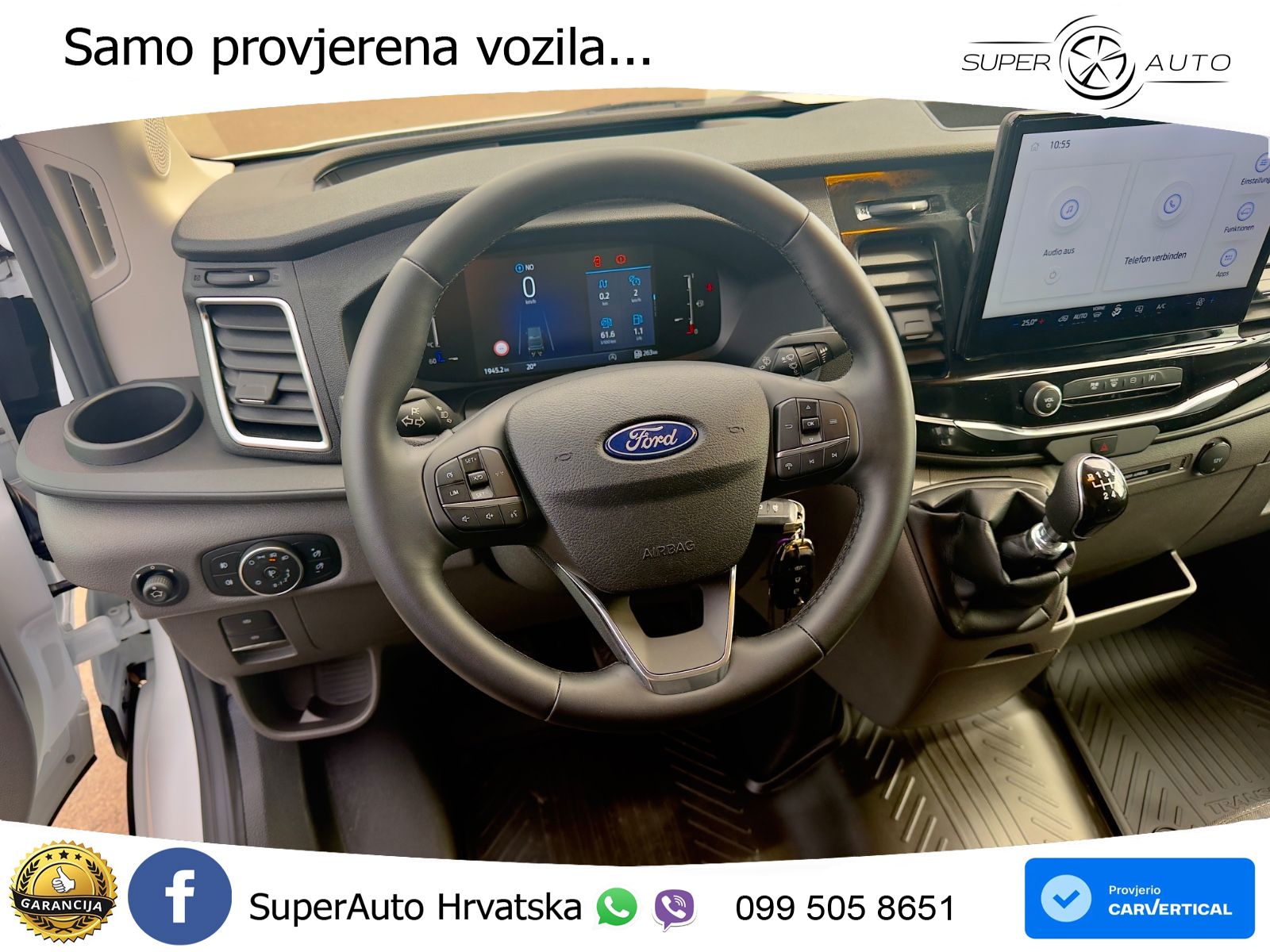 Ford Transit Kasten 350 L3 Trend   1.945 km 131 KS