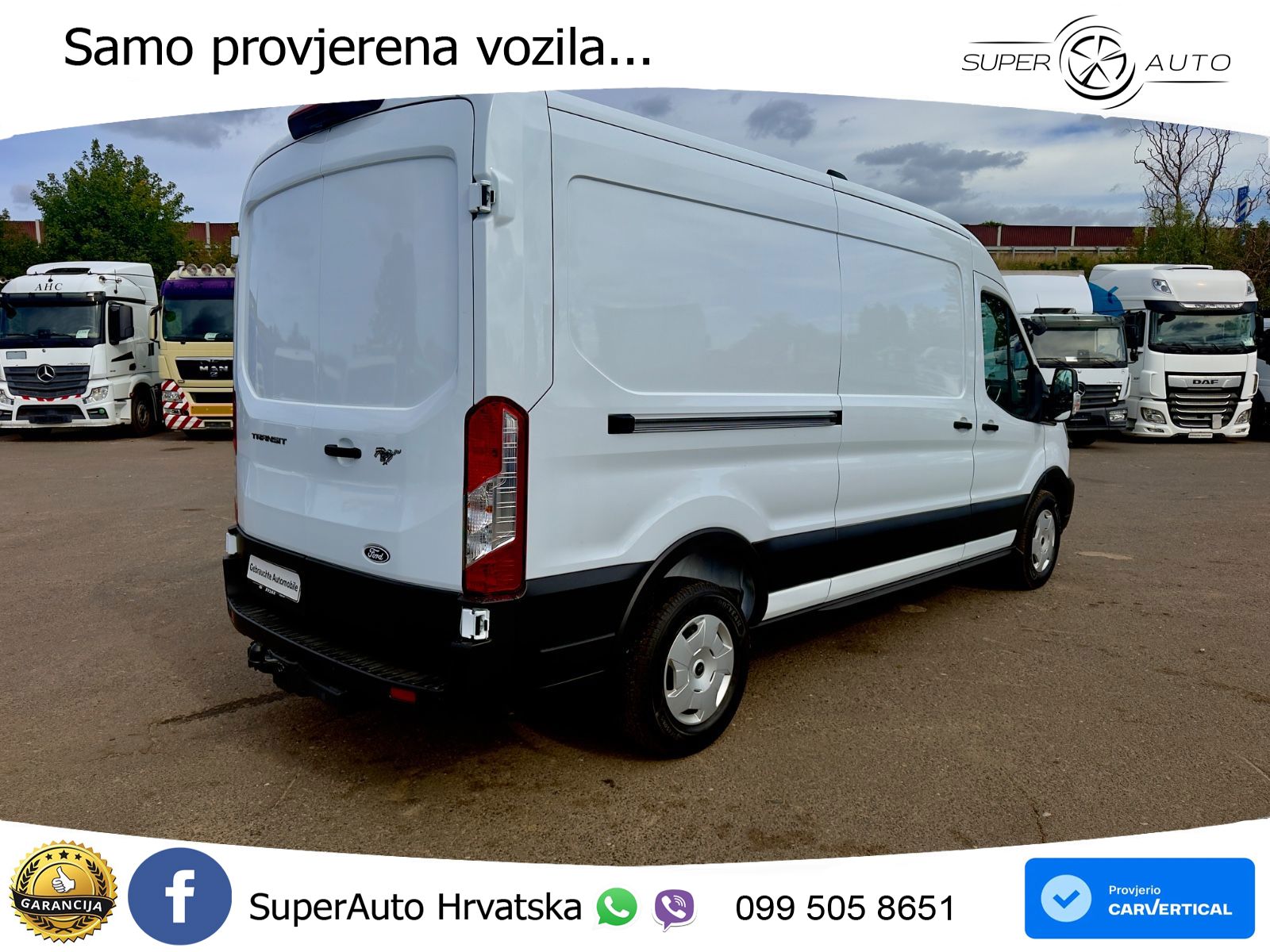 Ford Transit Kasten 350 L3 Trend   1.945 km 131 KS